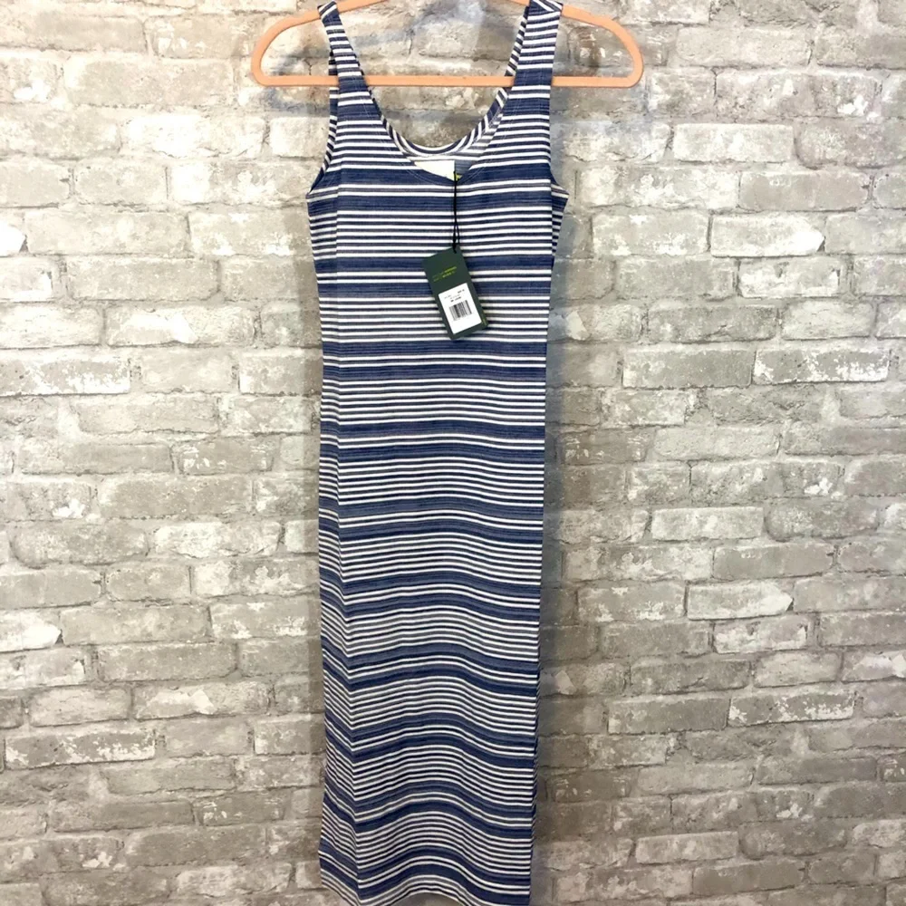 Lysse Mulholland Blue Striped  Dress - Picture 5 of 9